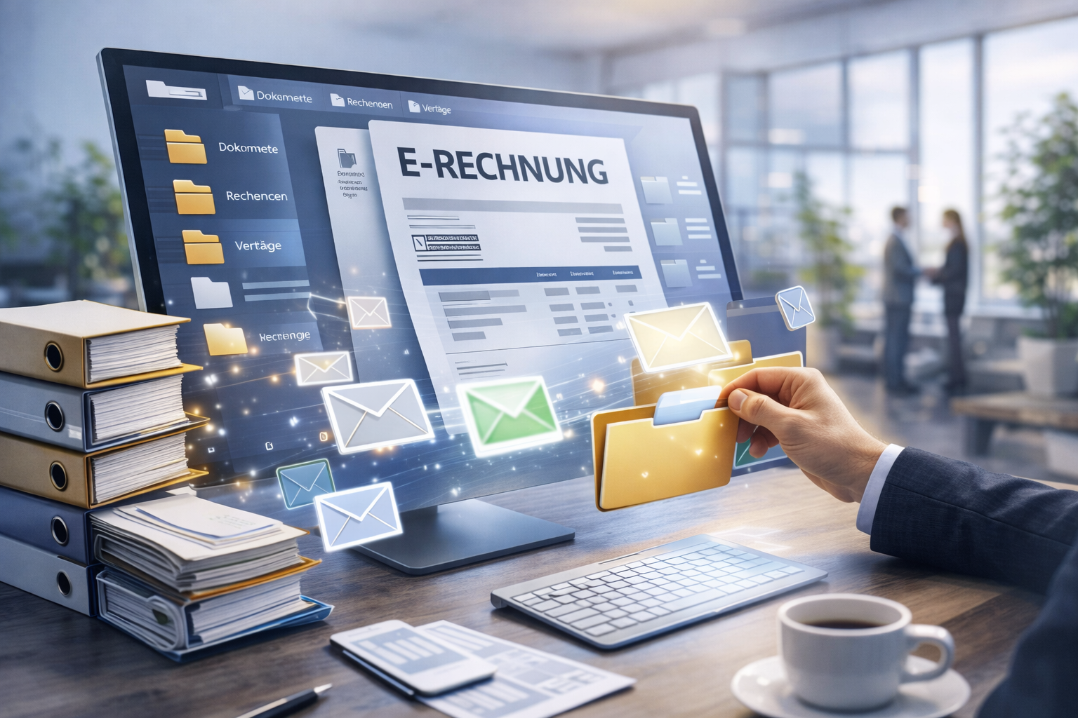 Digitale Dokumentenzentrale und E-Rechnung Workflow