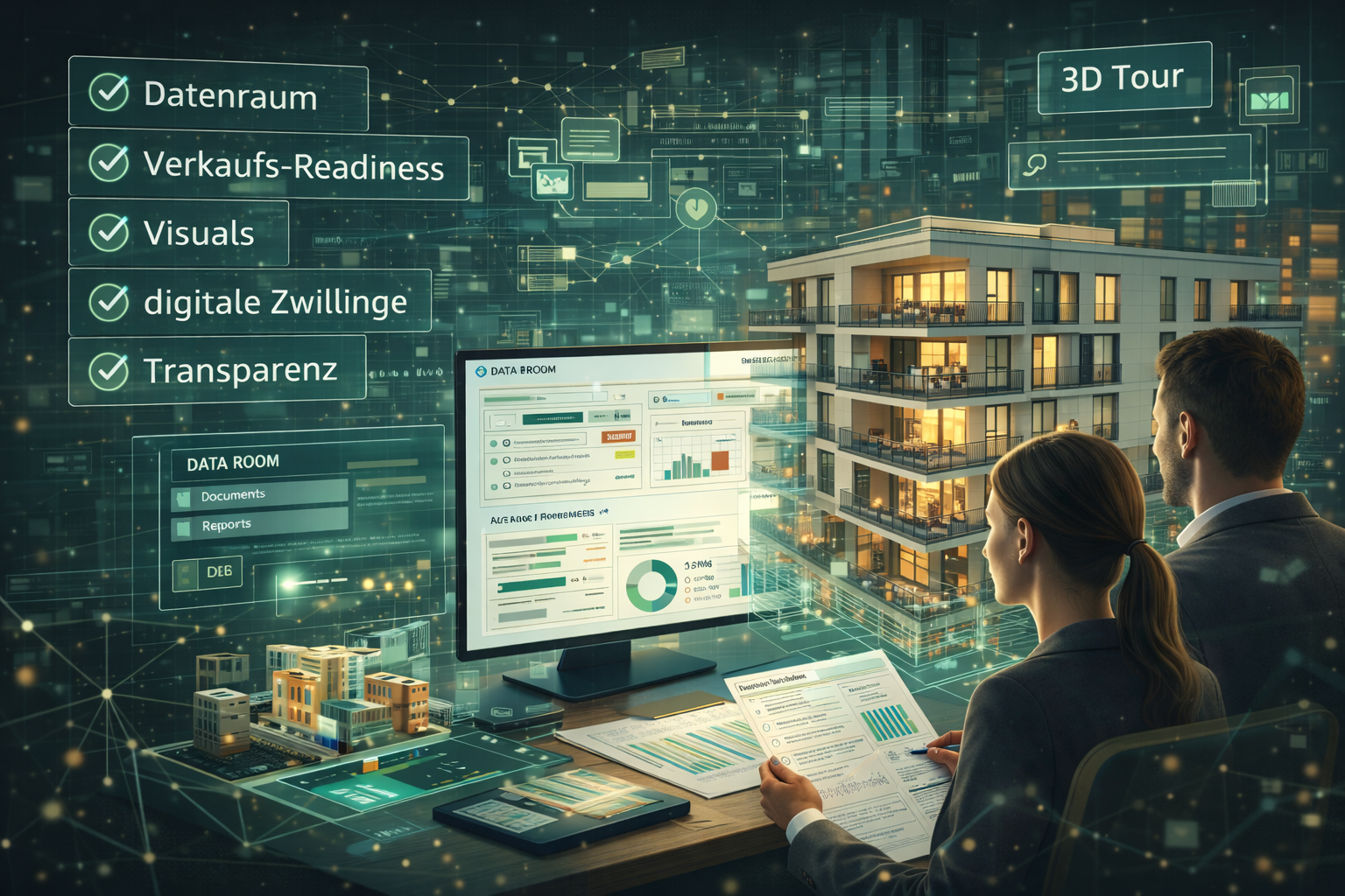 Exit & Verkauf: Datenraum, Verkaufs-Readiness, Visuals, Transparenz
