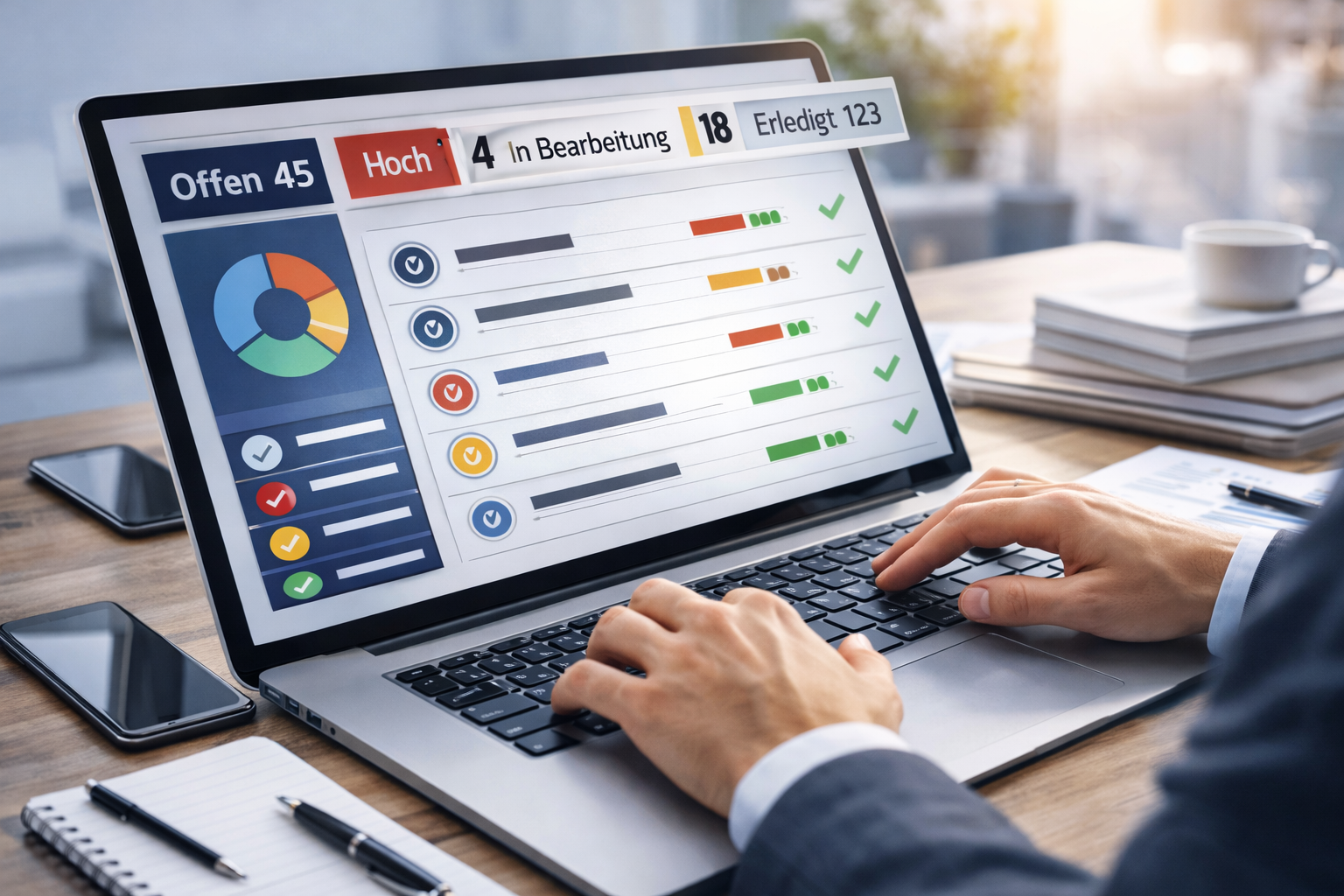 Ticket- und Vorgangslogik statt E-Mail-Chaos